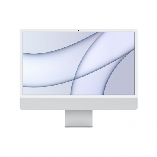 Apple iMac 24 inch/M3 chip with 8‐core CPU and 10‐core GPU/256GB SSD/Retina 4.5K/ MQRJ3 Silver